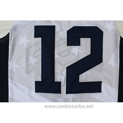 Camiseta USA 2012 James Harden #12 Blanco